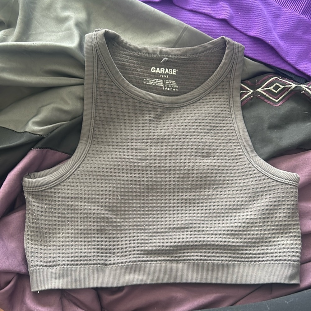 garage crop top